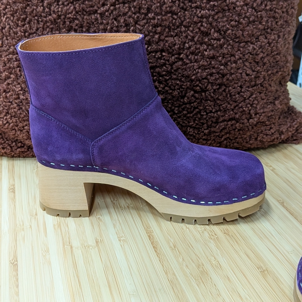 Swedish Hasbeens Viola Clog Boots. New - Picture 5 of 13